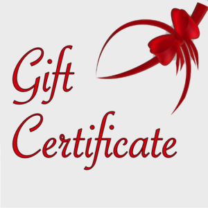 package with red bow